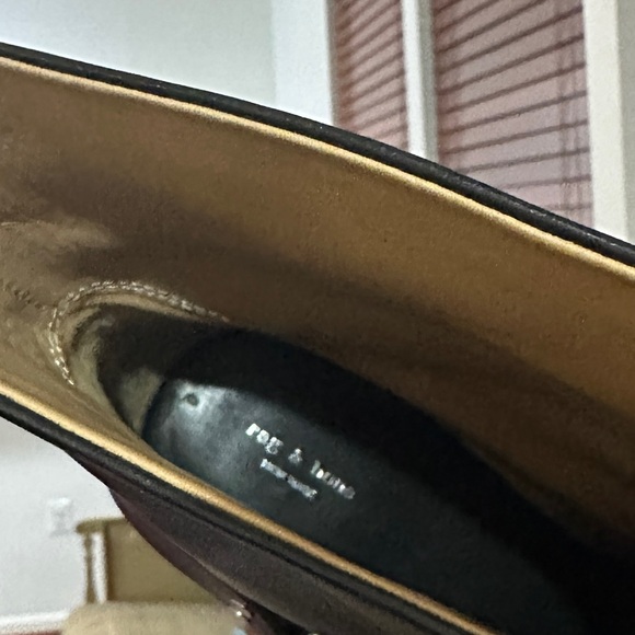 Rag & Bone black buckle short heeled boots - Picture 7 of 8